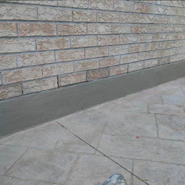 Foundation Parging